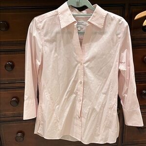 Foxcroft Women's Button Down Shirt - Pink Size M
